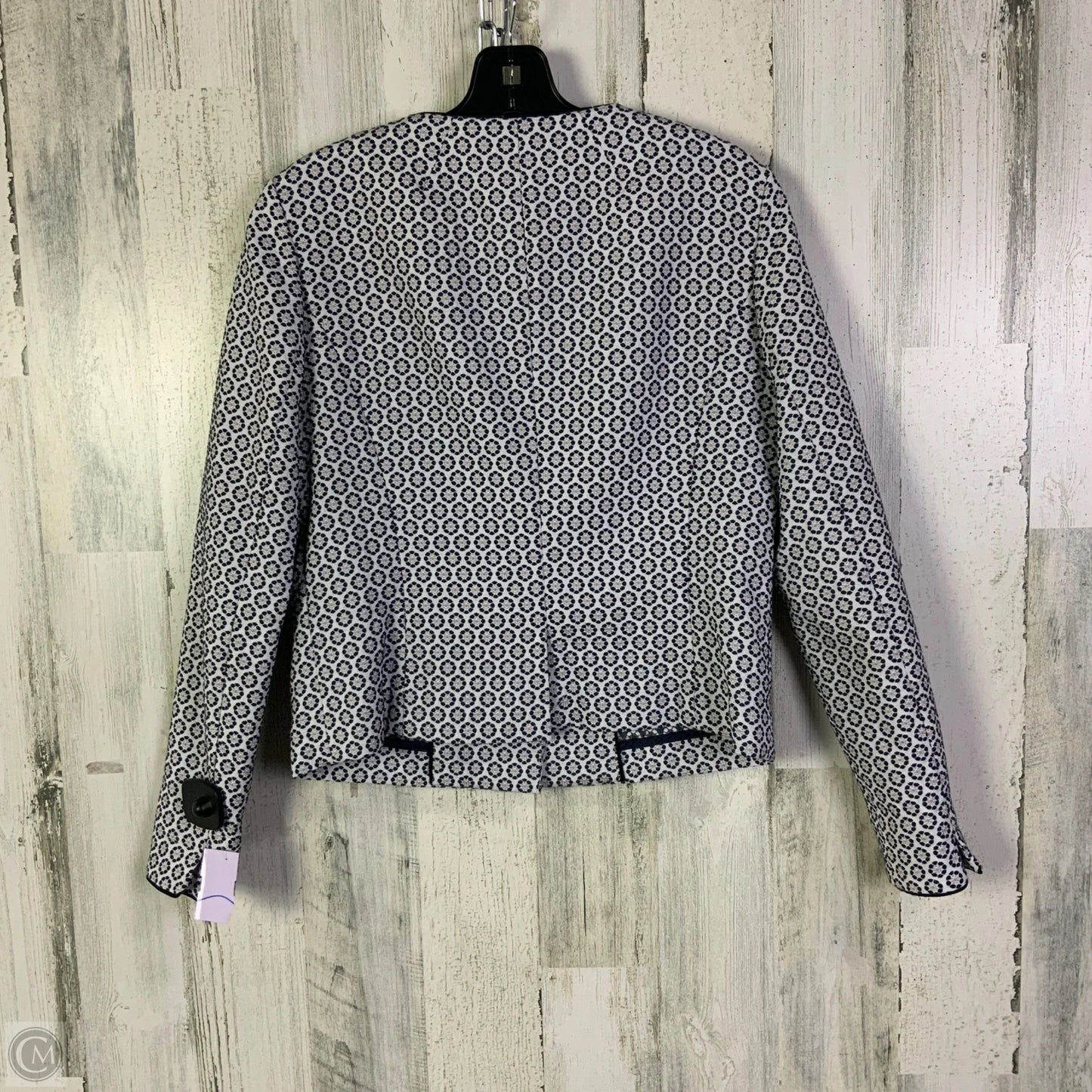 Blazer By Brooks Brothers In Blue & White, Size: Sp
