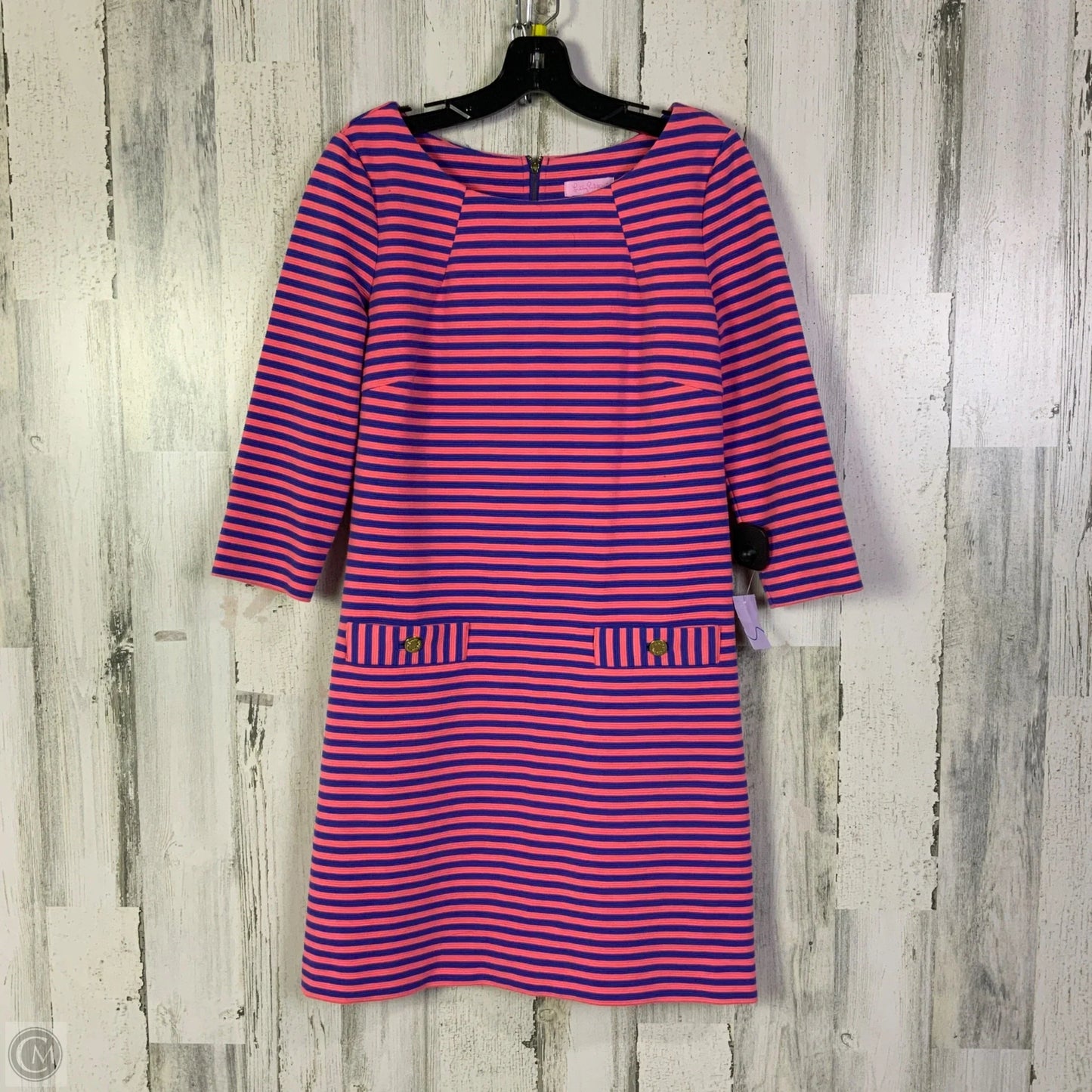 Dress Designer By Lilly Pulitzer In Blue & Pink, Size: M