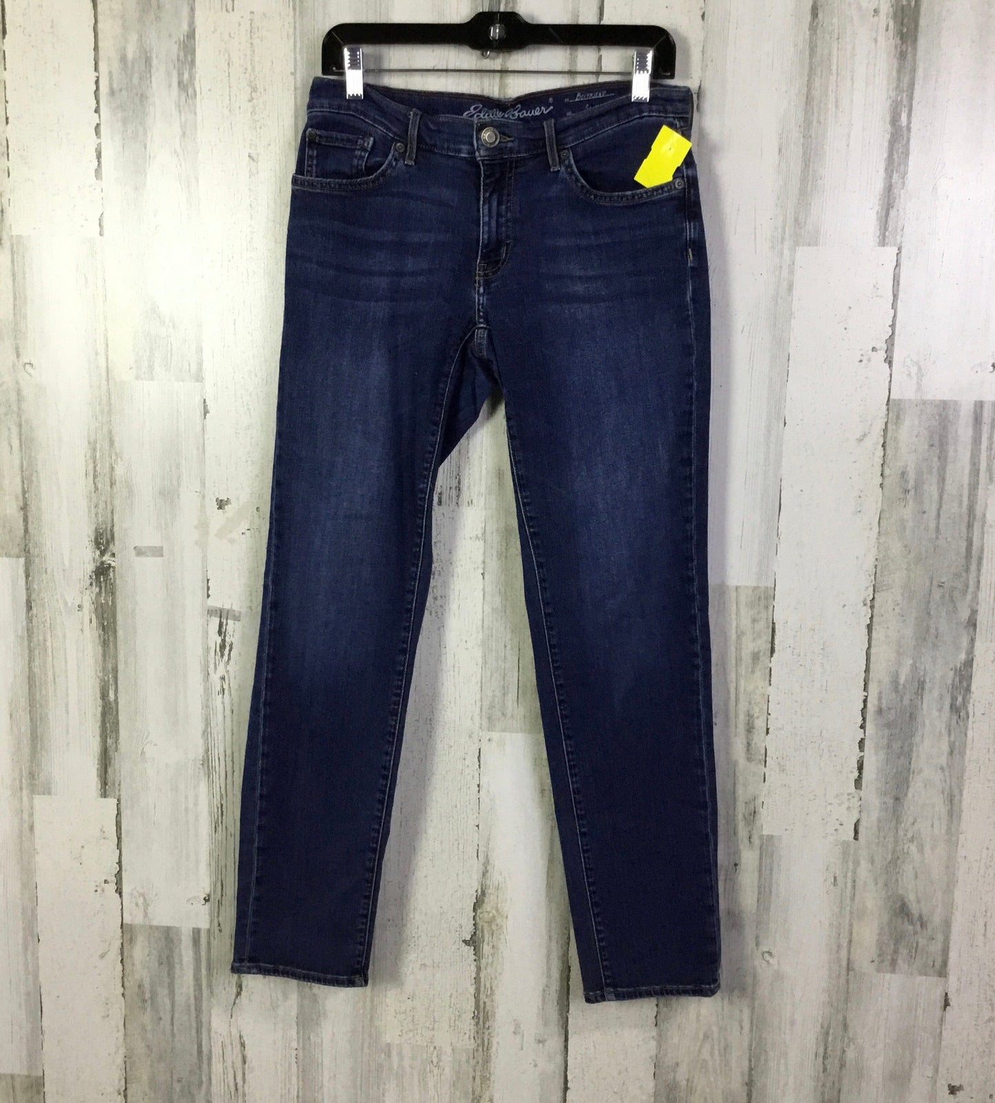 Jeans Straight By Eddie Bauer In Blue Denim, Size: 6