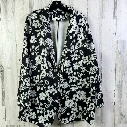 Blazer By Robert Louis In Black & White, Size: 2x