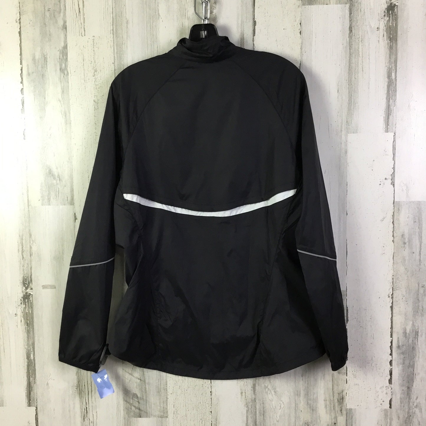 Jacket Windbreaker By Nike In Black, Size: L