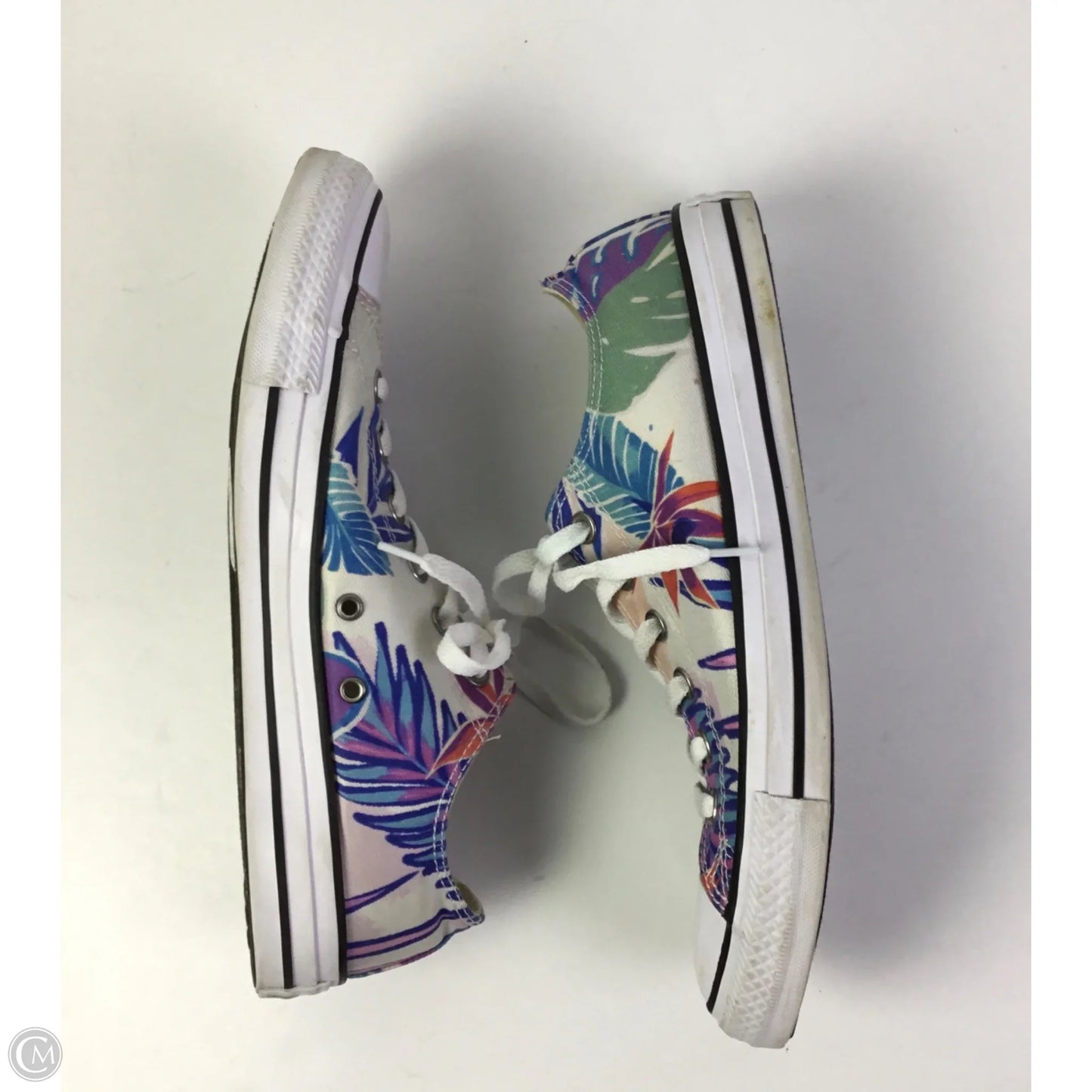 Shoes Sneakers By Converse In Blue & Cream, Size: 10