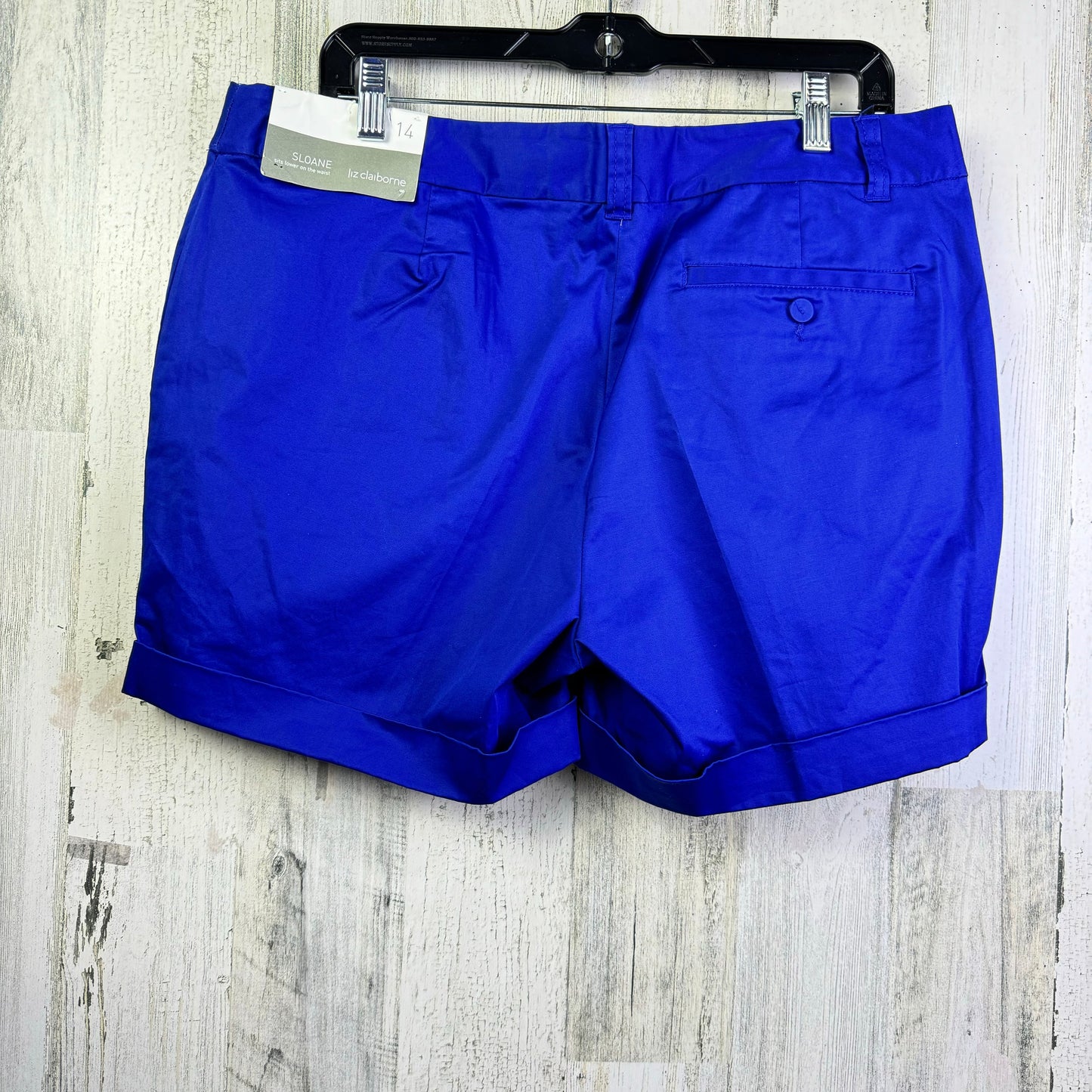 Blue Shorts Liz Claiborne, Size 14