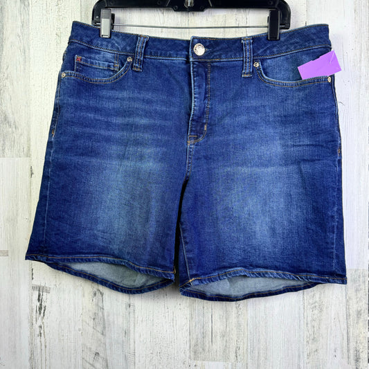 Blue Denim Shorts Seven 7, Size 14