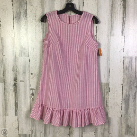 Dress Casual Short By Emery Rose In Pink & White, Size: S
