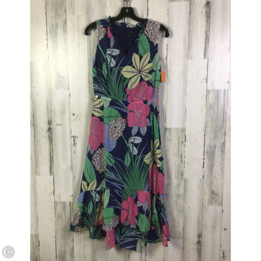Dress Casual Midi By Talbots In Multi-colored, Size: Sp