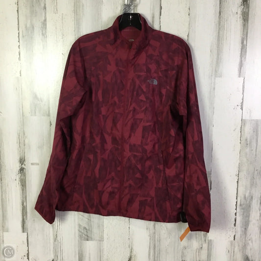Jacket Windbreaker By The North Face In Red, Size: Xl