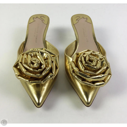 Shoes Heels Kitten By Antonio Melani In Gold, Size: 6