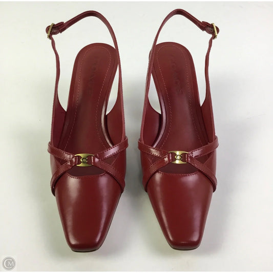 Shoes Designer By Coach In Red, Size: 6