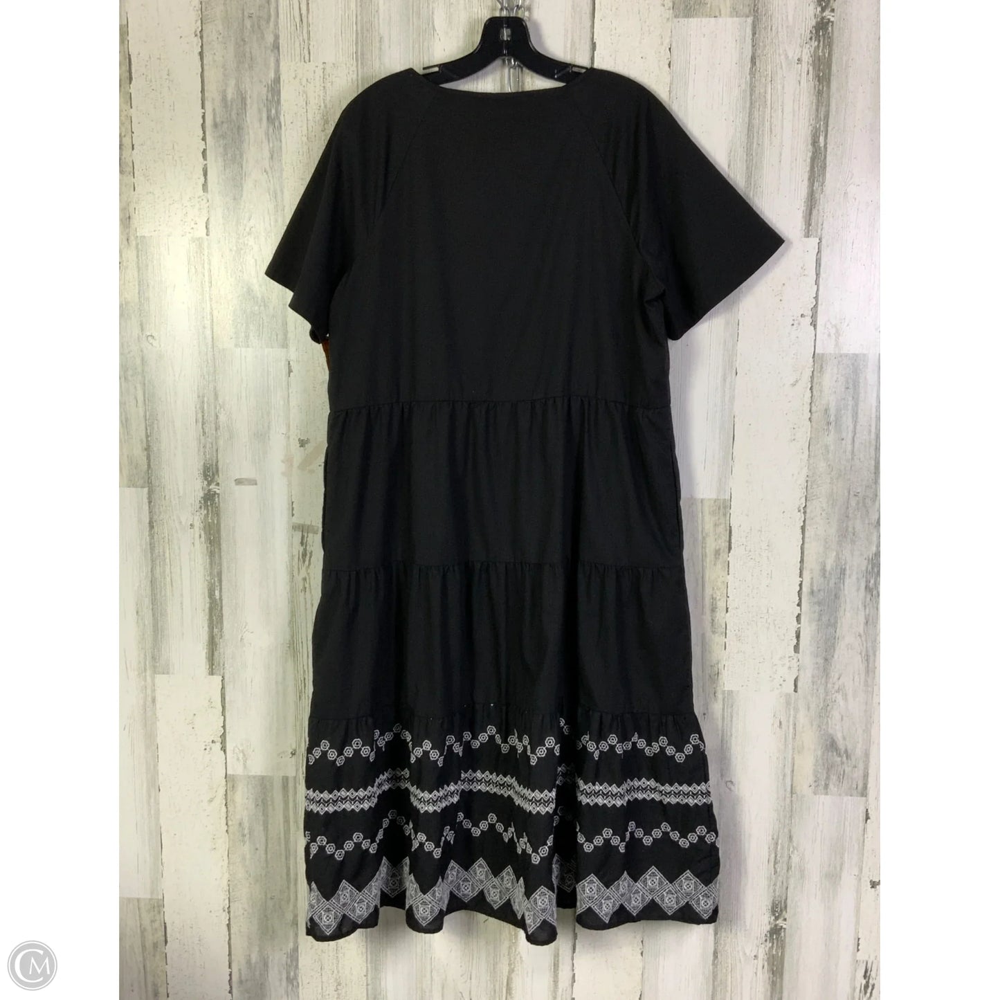 Dress Casual Midi By Draper James In Black, Size: L