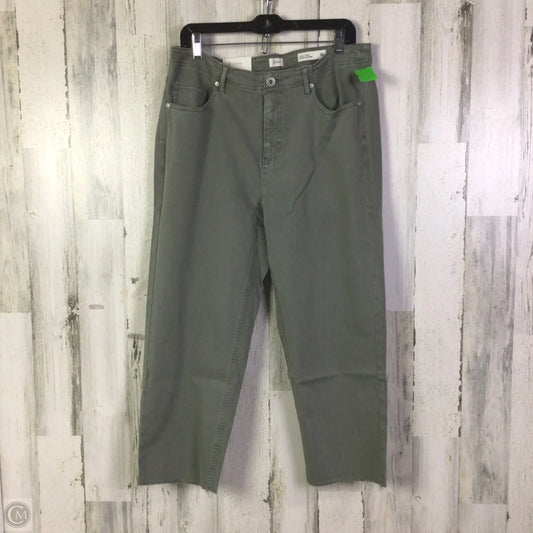 Jeans Cropped By J. Jill In Grey Denim, Size: 16