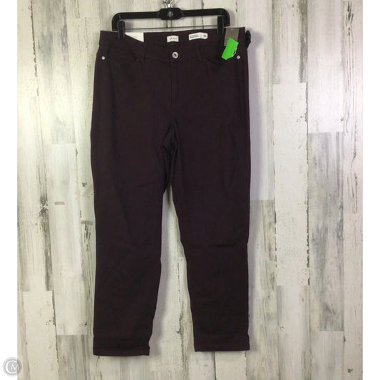 Jeans Boyfriend By J. Jill In Purple Denim, Size: 16