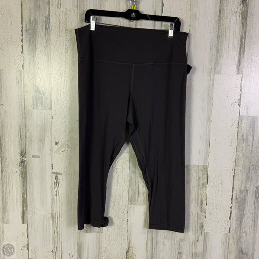 Athletic Leggings Capris By Lululemon In Grey, Size: 16