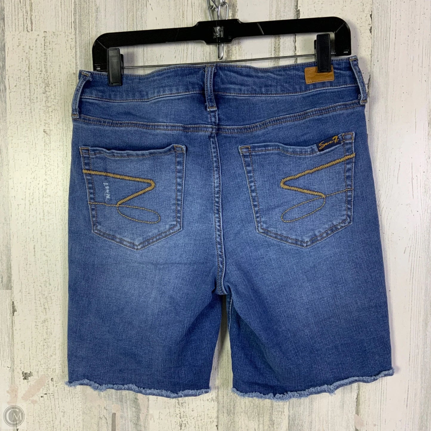 Shorts By Seven 7 In Blue Denim, Size: 8