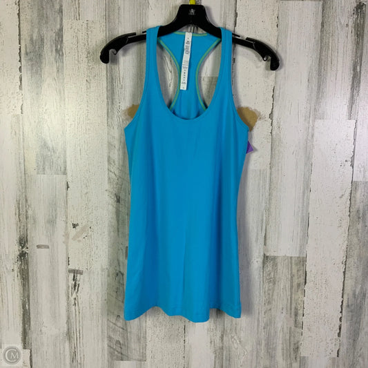 Athletic Tank Top By Lululemon In Blue, Size: 8