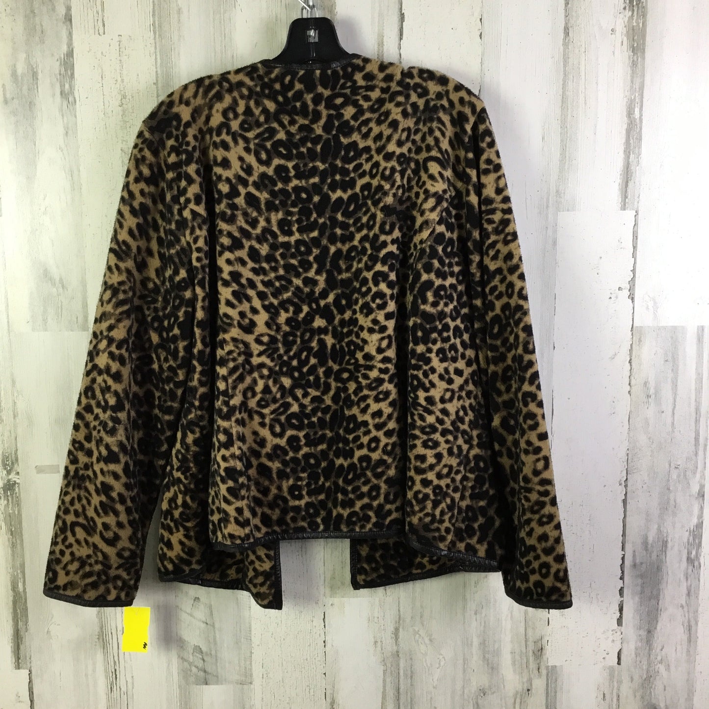 Cardigan By Chicos In Animal Print, Size: Xl