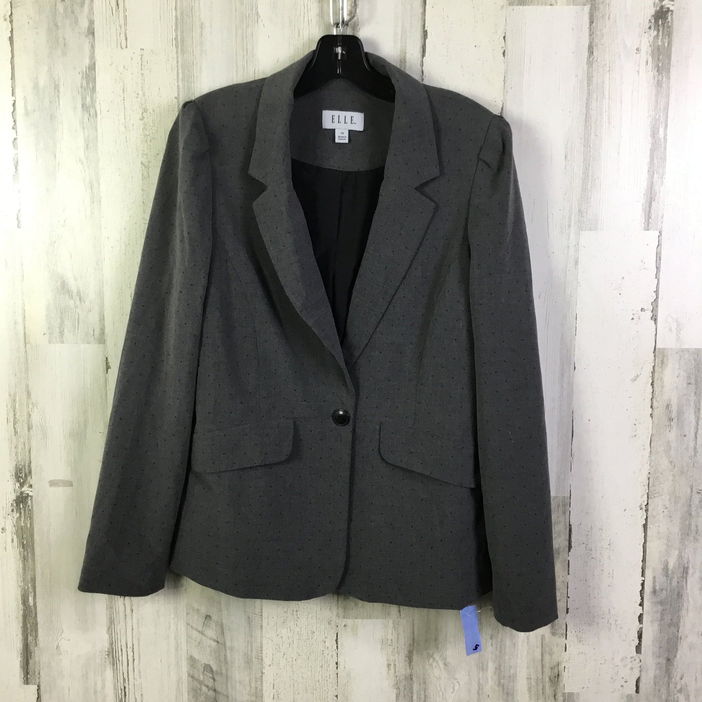 Blazer By Elle In Grey, Size: M