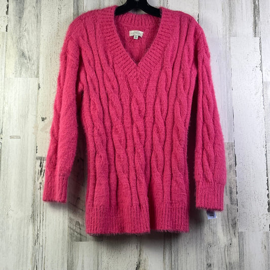 Sweater By Lucky Brand In Pink, Size: S