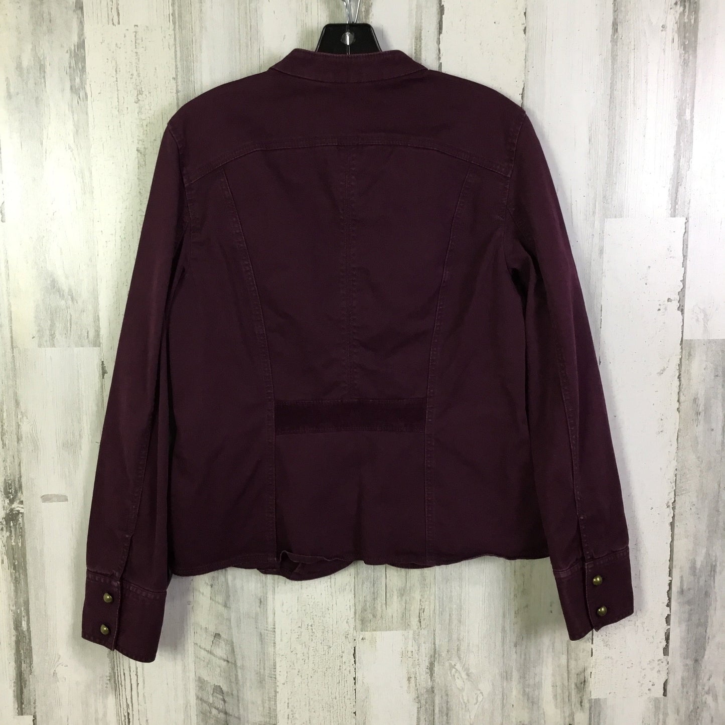 Jacket Utility By White House Black Market In Purple, Size: M