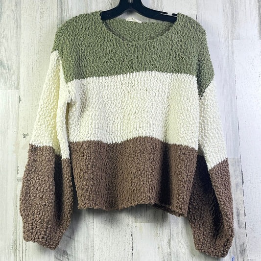 Sweater By Altard State In Green & White, Size: S