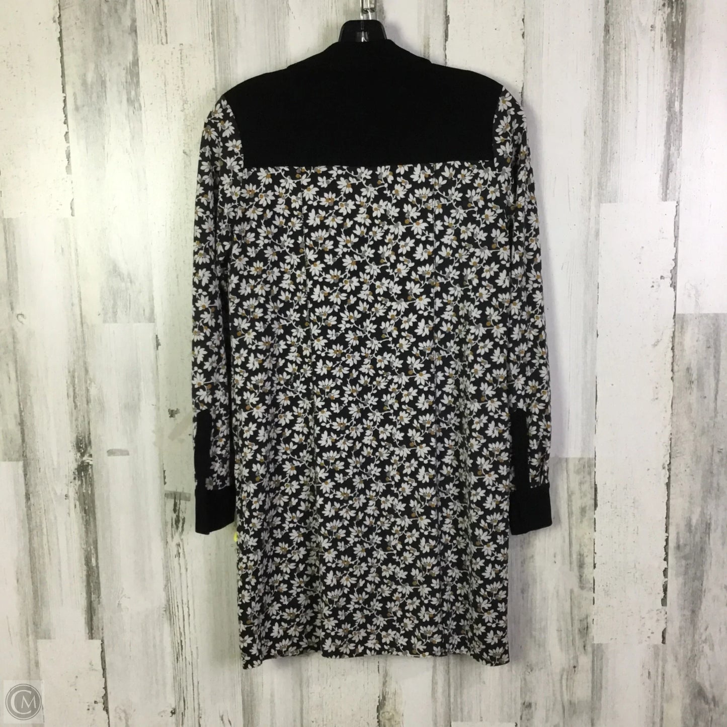 Tunic Designer By Diane Von Furstenberg In Black & White, Size: Xs