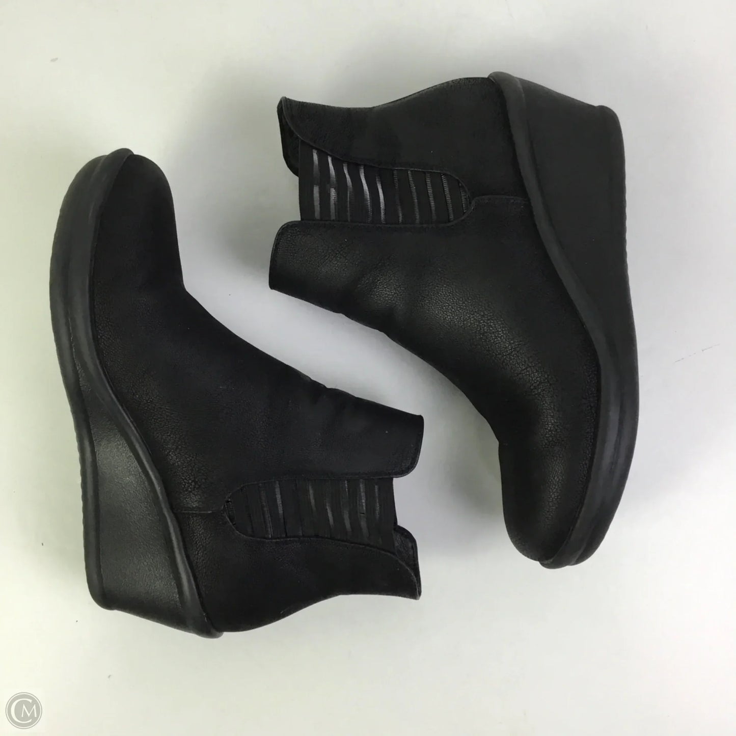 Boots Ankle Heels By Skechers In Black, Size: 7.5