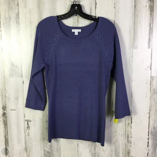 Sweater By New York And Co In Blue, Size: L