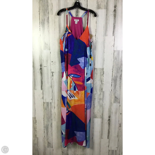 Dress Casual Maxi By Nicole Miller In Multi-colored, Size: 2x