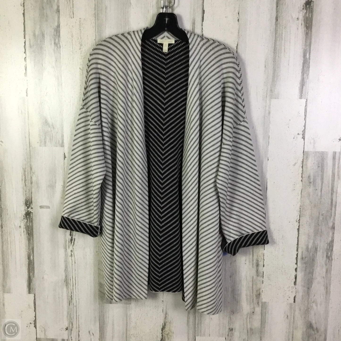 Sweater Cardigan By Eileen Fisher In White, Size: M