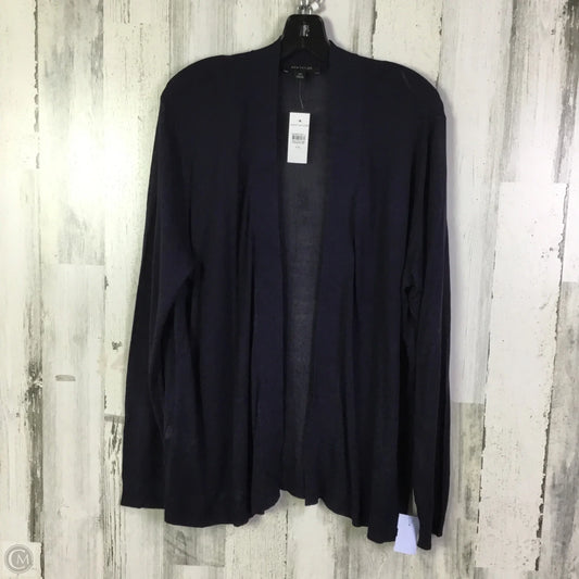 Cardigan By Ann Taylor In Navy, Size: Xxl