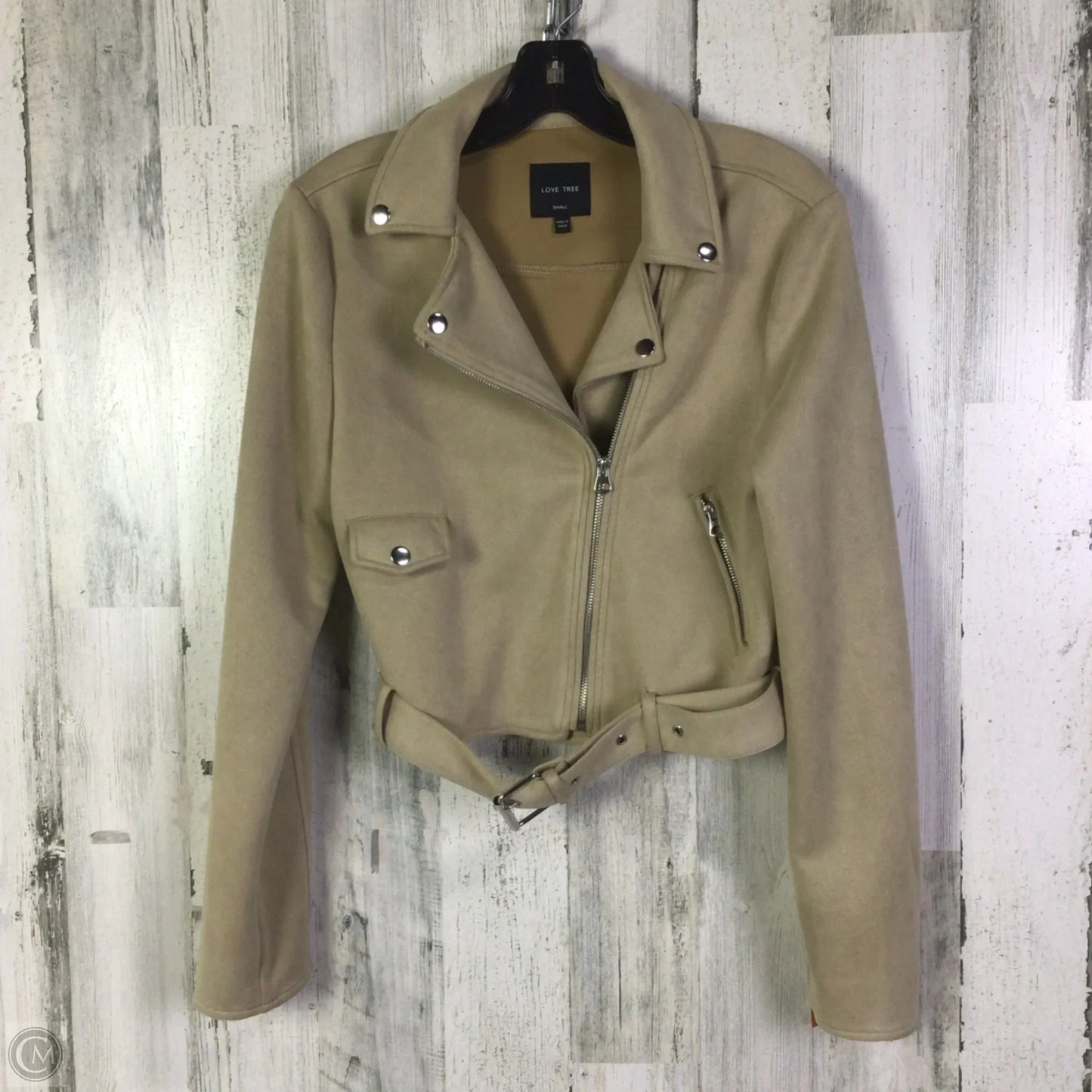 Jacket Other By Love Tree In Tan, Size: S