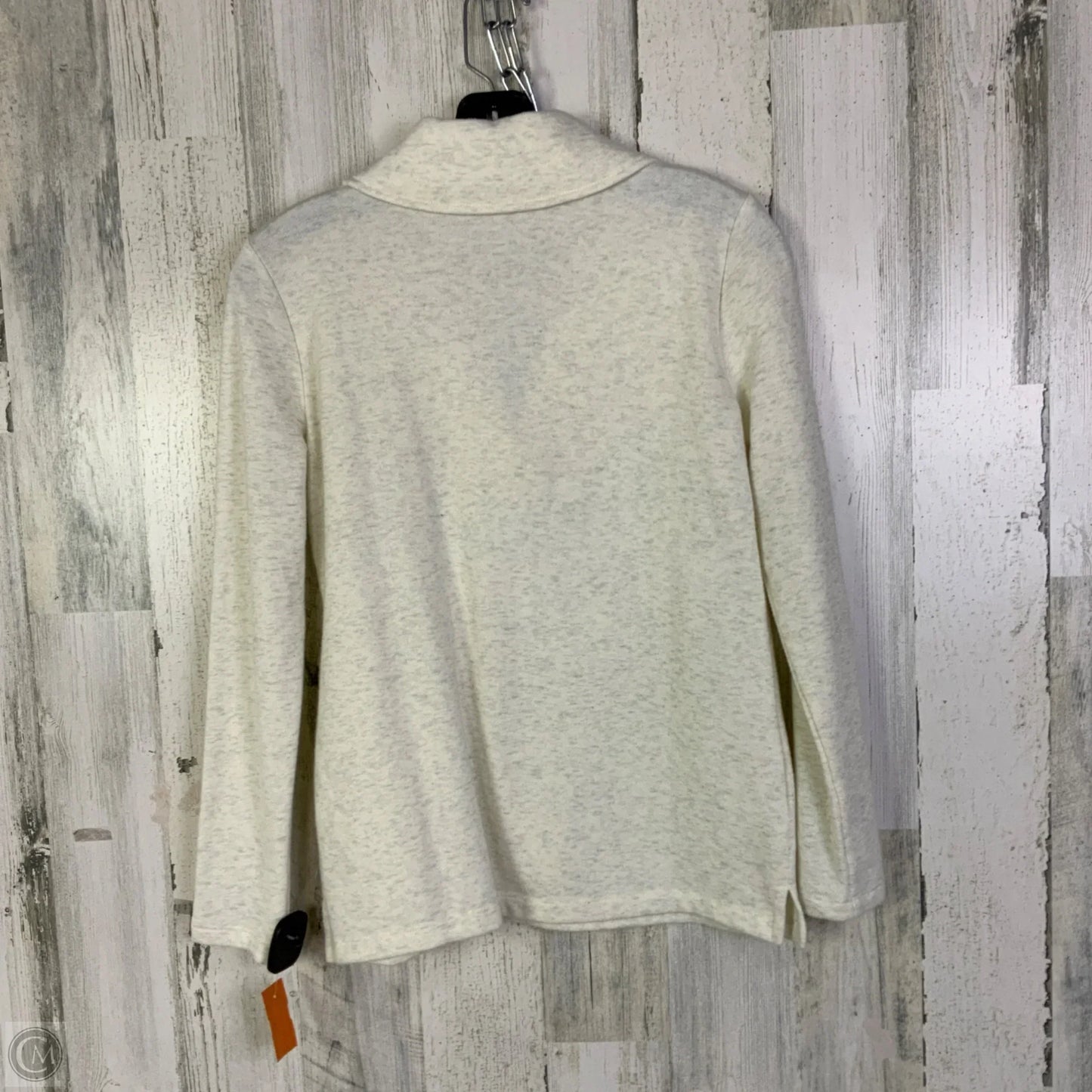 Sweatshirt Collar By Talbots In Cream, Size: Xs