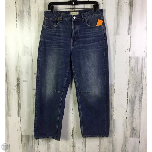 Jeans Straight By Madewell In Blue Denim, Size: 6
