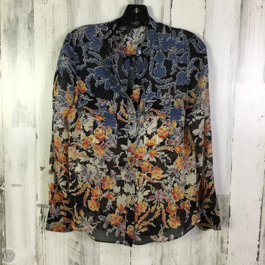 Top Long Sleeve By Bcbgmaxazria In Black, Size: Xs