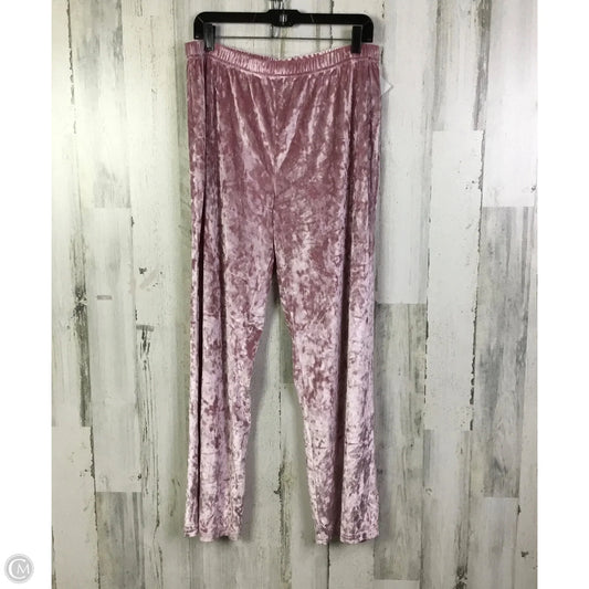 Pants Lounge By Tahari By Arthur Levine In Pink, Size: Xl