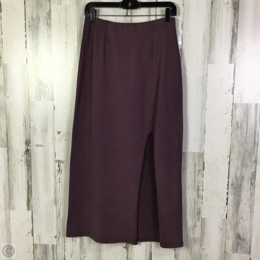 Skirt Midi By Z Supply In Purple, Size: 8