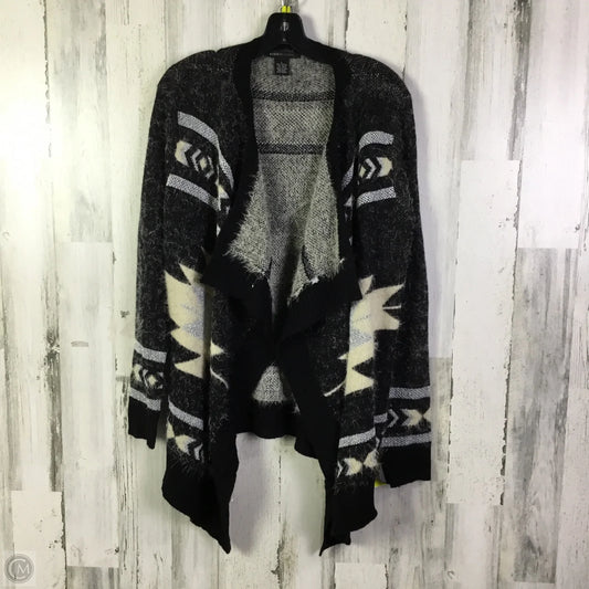 Sweater Cardigan By Bcbgmaxazria In Black, Size: L