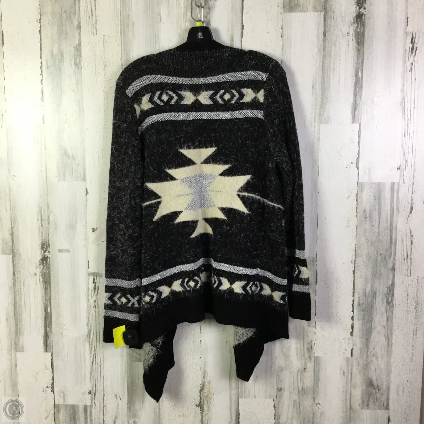 Sweater Cardigan By Bcbgmaxazria In Black, Size: L