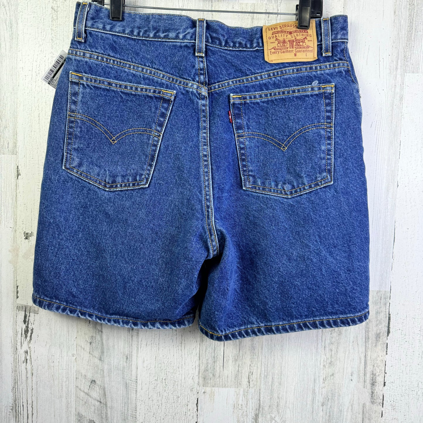 Blue Denim Shorts Levis, Size 14