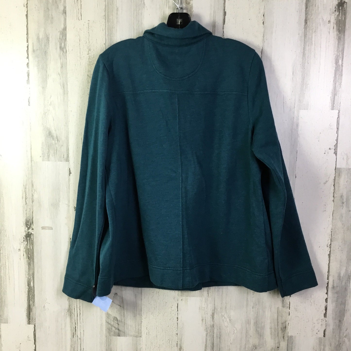 Jacket Shirt By Eddie Bauer In Teal, Size: Xl