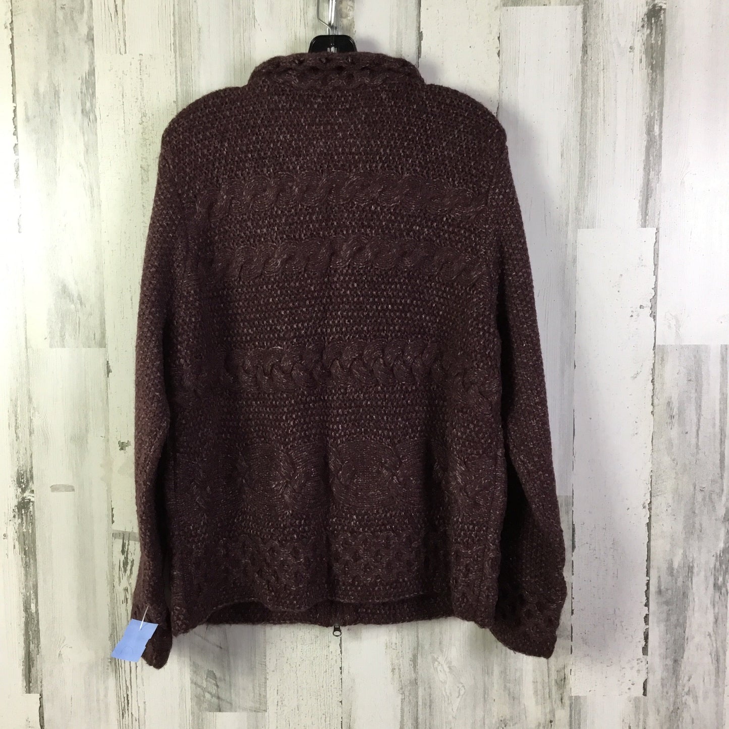 Sweater Cardigan By J. Jill In Maroon, Size: Xl