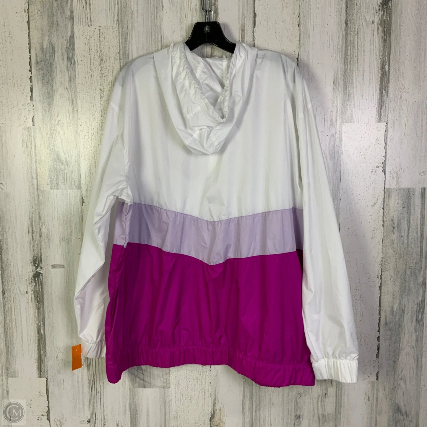Jacket Windbreaker By Columbia In White, Size: Xxl