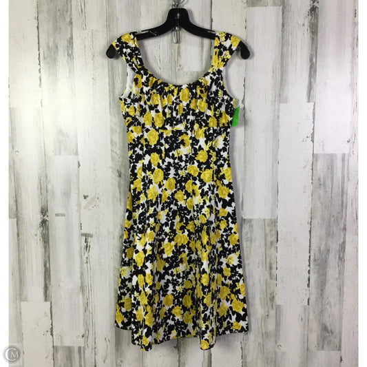 Dress Work By London Times In Black & Yellow, Size: S