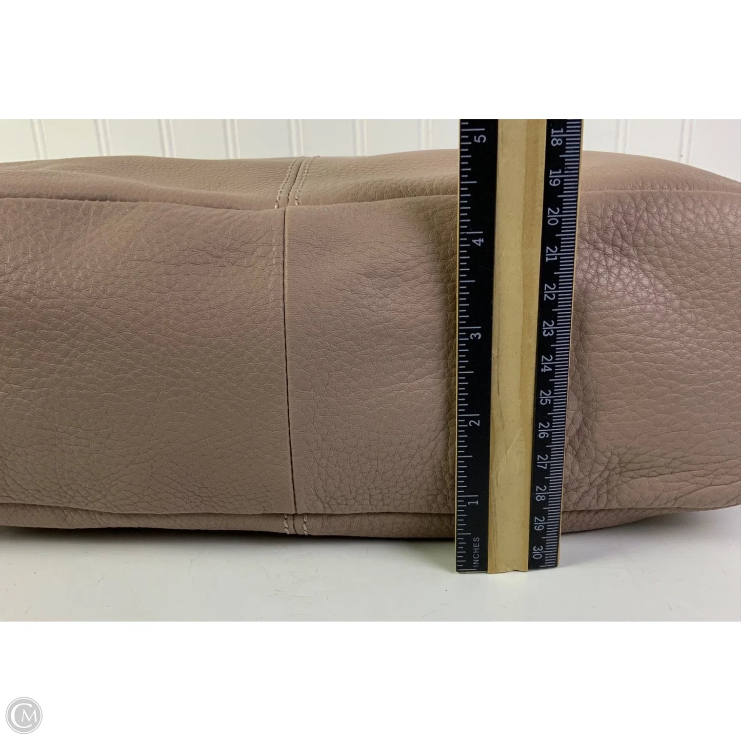 Handbag Leather By Hobo Intl, Size: Large