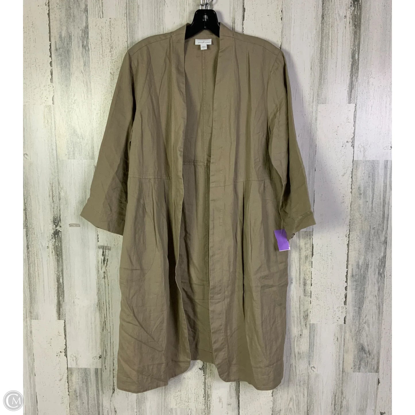 Cardigan By Pure Jill In Tan, Size: M