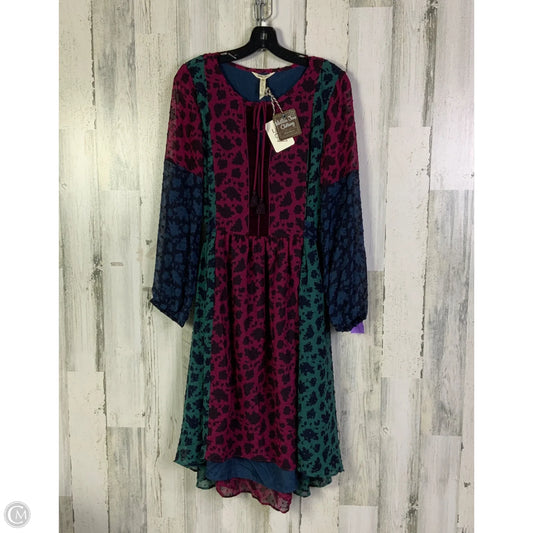 Dress Casual Midi By Matilda Jane In Blue & Green, Size: M