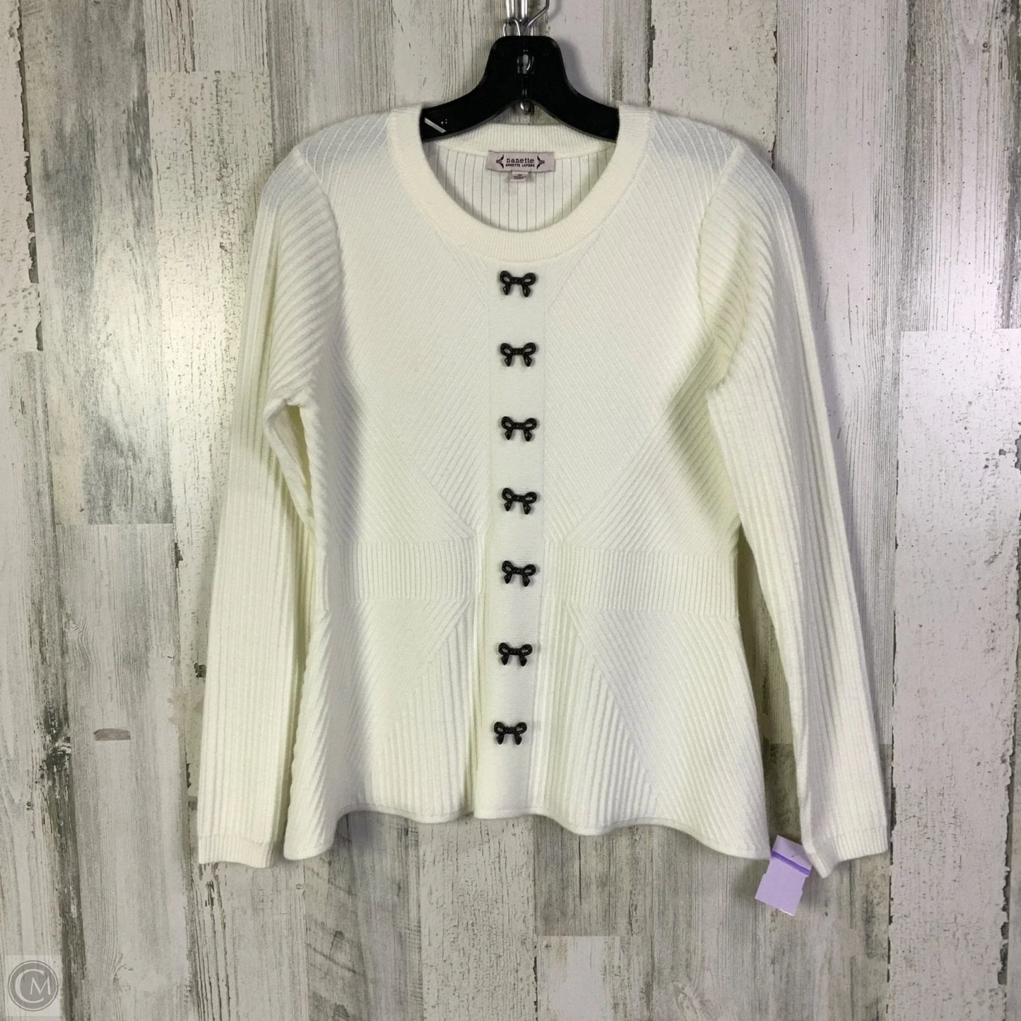 Sweater By Nanette By Nanette Lepore In Cream, Size: M