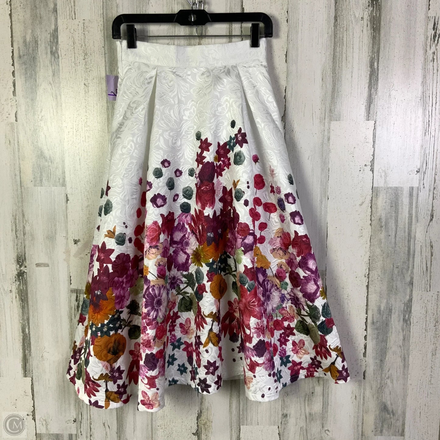 Skirt Midi By Chicwish In Pink & White, Size: 4