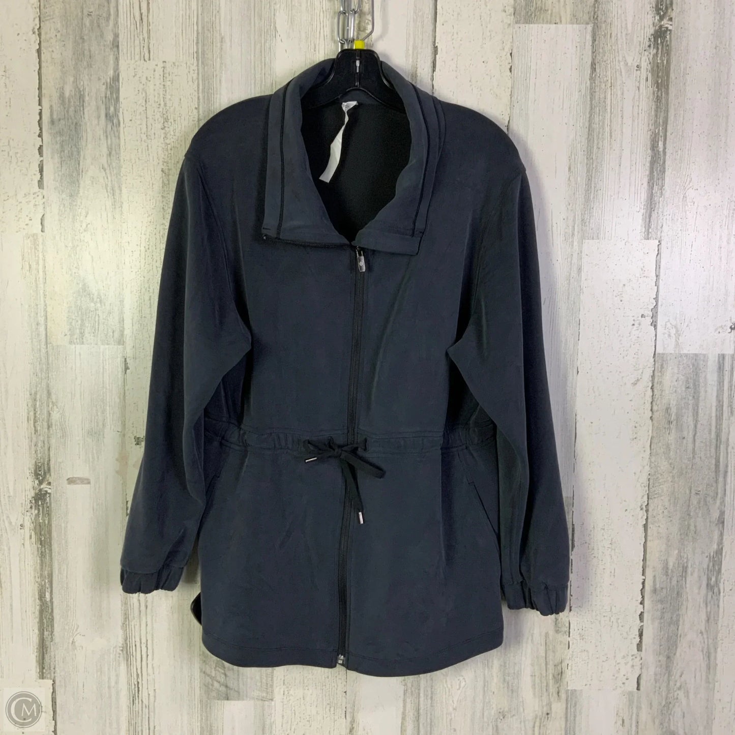 Athletic Jacket By Lululemon In Grey, Size: 8