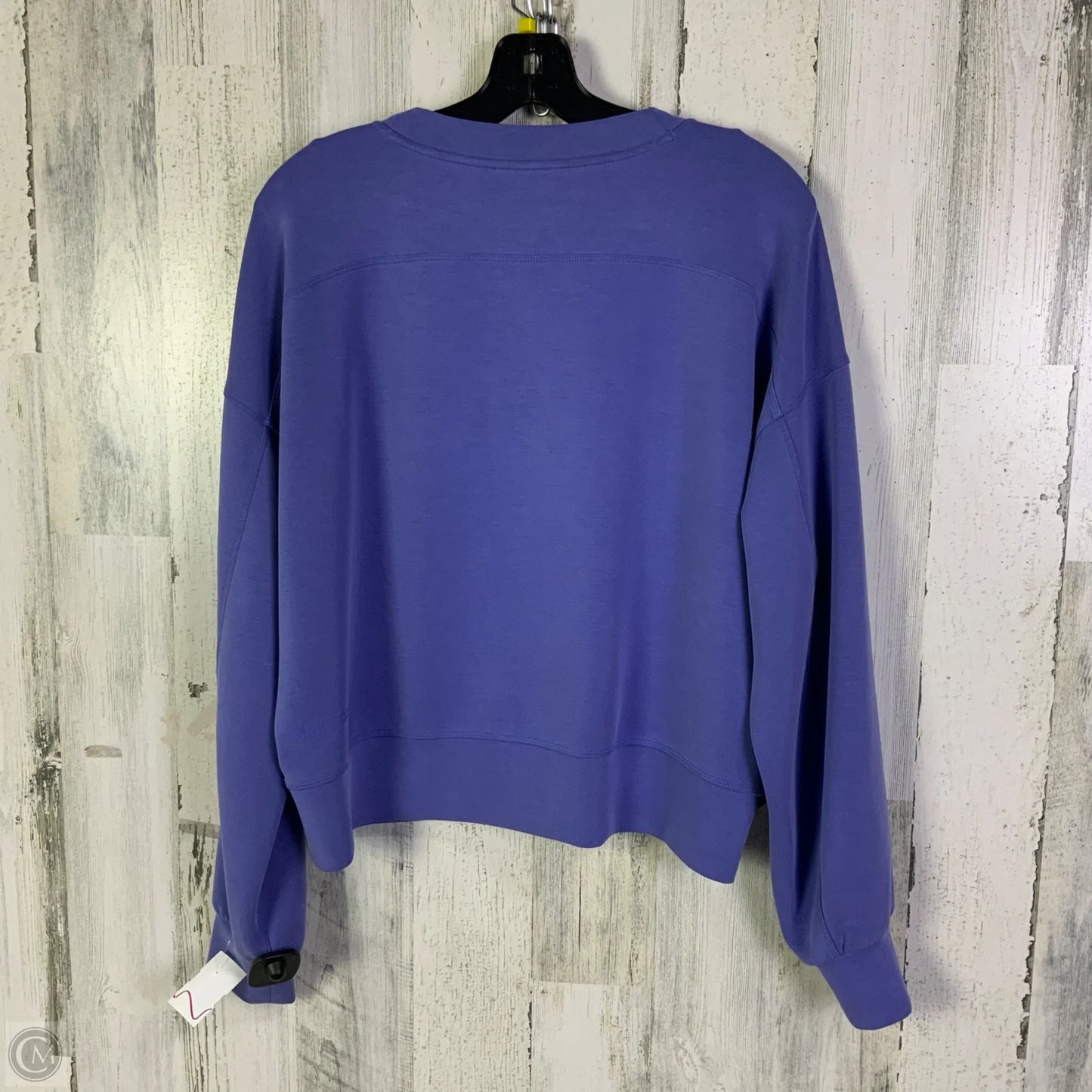 Athletic Sweatshirt Crewneck By Lululemon In Blue, Size: 8